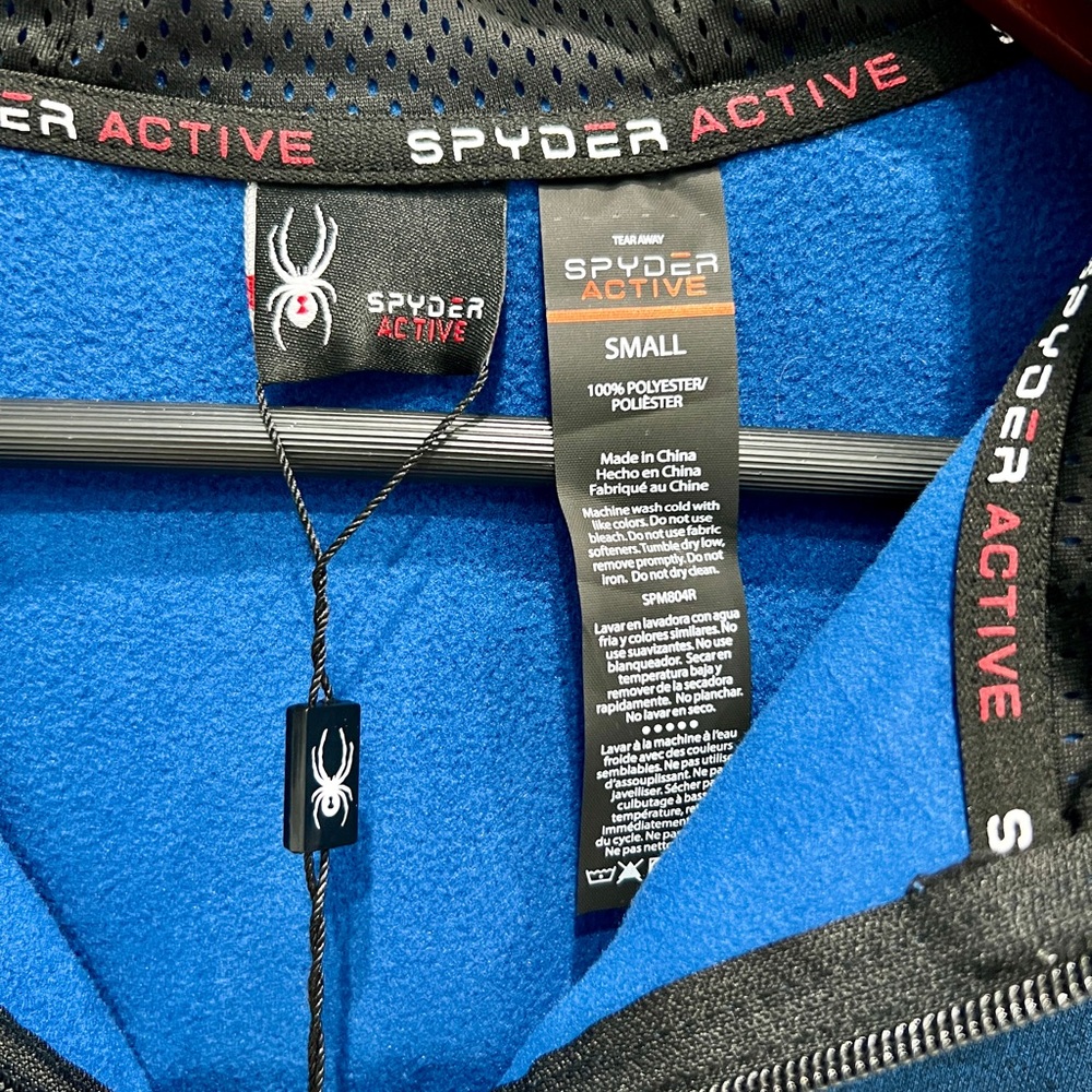 NWT Men’s Small Spyder Hoodie - Picture 3 of 8